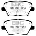 DPX2363 Brake Pads ULTIMAX2 EBC Brakes for Hyundai KIA Ceed CD ProCeed CD XCeed i30 PD