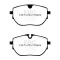 DPX2433 Brake Pads ULTIMAX2 EBC Brakes for Volkswagen California T6.1 Caravelle T6.1 Volkswagen COMMERCIAL Transporter Kombi/Camper T6.1