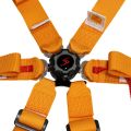 DriftShop 6 Point Harness Orange FIA Approved 8853