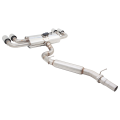 Układ wydechowy XForce z systemem Varex VOLKSWAGEN GOLF 2018- R MK 7.5 stal nierdzewna