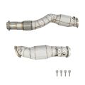Downpipe FMIC.Pro BMW M2 M3 M4 G20 G80 S58 B30 2020+ catalyst with heat shield