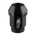 Hliníková matice kola FMIC.Pro M12x1,5 černé 1 ks kuželový průchozí otvor