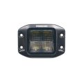 LED pracovní světlo Purelux Black Flush Mount Square 12cm 40W široký kužel
