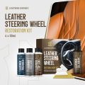 Leather Expert Steering Wheel Restoration Kit – leather steering wheel restoration kit Black Satin