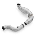 Downpipe with heat shield and catalytic converters for Mercedes-AMG A35 GPF W177 4MATIC OBD with GPF OFF 200 cpsi