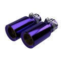 Titanium Exhaust Tips Purple Restomotive