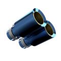 Titanium Exhaust Tips Blue Restomotive