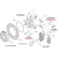 Wilwood 140-17735 NDPR Rear UTV Brake Kit Black for Polaris RZR