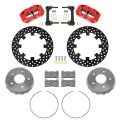 Wilwood 140-17735-DR NDPR Rear UTV Brake Kit Drilled Red for Polaris RZR