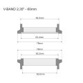 Spona V-BAND FMIC PRO 60mm 2,35
