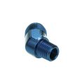 AN10 JIC Flare to 3/8 NPT 45' Straight Hose Fitting Adapter Modrá