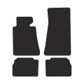 Dywaniki welurowe Premium FMIC Performance BMW 5 E34  1988-1994