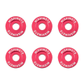 Mishimoto Fender Washer Kit Small 6pcs Red