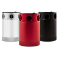 Mishimoto Universal Compact Baffled Oil Catch Can Kit 3-Port Black