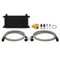 Mishimoto Universal 19 Row Thermostatic Oil Cooler Kit Black