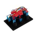 6 Gang 12V Led Light Switch Control Panel With Voltmeter