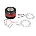 JRspec steering wheel quick release hub Červená