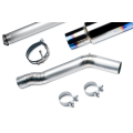 Titanium exhaust system Mitsubishi Lancer X Vogler Racing