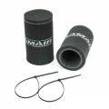 2x Single Inlet Motorcycle Carb Sock Air Filter Ramair MS-001
