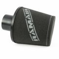 Universal Neck Black Large Aluminium Base Cone Filter Ramair JS-105-BK-KIT 70mm