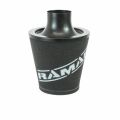 Universal Neck Black Large Aluminium Base Cone Filter Ramair JS-175-70-BK 70mm