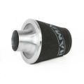 Universal Neck Black Large Aluminium Base Cone Filter Ramair JS-175-80-SL 80mm