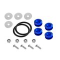 Quick Release Aluminium Bumper Fender Fastener Kit JRspec Blue
