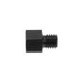 1/8 NPT Female to M10x1.5 Metri Male Oil Fuel Pressure Sensor Pump Adapter Černá-2