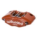 Brzdový třmen Wilwood 120-8729 Powerlite univerzální radiální červené 4 pístky-2