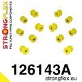126143A: Sada silentbloků zadního zavěšení SPORT Mitsubishi Lancer EVO 7/8/9-1