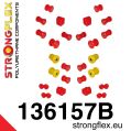 136157B: Polyuretanová sada předního a zadního zavěšení Opel Ascona B-1
