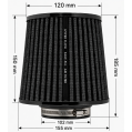 Kuželový vzduchový filtr FMIC.Pro délka 150mm montážní průměr 102mm-7