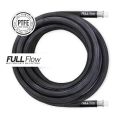 Black Nylon PTFE Stainless Braided Fuel Hose AN6 2m (6.5ft) Nuke Performance-1