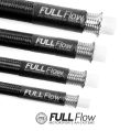 Black Nylon PTFE Stainless Braided Fuel Hose AN6 2m (6.5ft) Nuke Performance-2