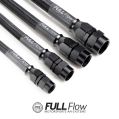 Black Nylon PTFE Stainless Braided Fuel Hose AN6 2m (6.5ft) Nuke Performance-4