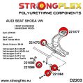 221089A: Silentblok předního stabilizátoru SPORT Audi A3-3