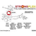 221245A: Silentblok zadní nápravy SPORT Audi A1-2