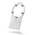 Steel mounting bracket for Remote filler cap with M6 bolts Nuke Performance-1