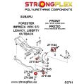 276090B: Sada silentbloků stabilizátorů a spojek před – zadní část  Subaru Impreza GC GF-2