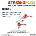 281850A: Silentblok zadního diferenciálu zadní SPORT Nissan 200SX S14-2