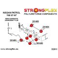 286132B: Sada zadního zavěšení Nissan Patrol Y60-2
