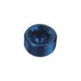 3/8 NPT Hex Allen Key Blanking Plug Bung Blocker Male Fuel Oil Adapter Modrá-2