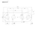 Vzduchový filtr Twin Carb Ramair RT3-218-405 100mm Vnitřní výška-2