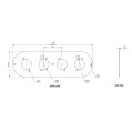Vzduchový filtr Twin Carb Ramair RT3-222-405 100mm Vnitřní výška-2
