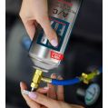 Přípravek CarFix 5v1 pro doplnění klimatizace R134a 235ml + hadice s manometrem-3