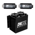 DeatschWerks 3.5L Surge Tank with 2 350iL In-Line Fuel Pump-1