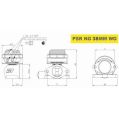 Pulsar PSR New Generation Wastegate 38mm 2-Bolt External Wastegate Silver-4