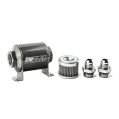 DeatschWerks In-Line Fuel Filter Kit -8AN 40 Micron 70mm-1