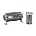 DeatschWerks In-Line Fuel Filter Kit -10AN Female 5 Micron 110mm-1