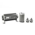 DeatschWerks In-Line Fuel Filter Kit -6AN 10 Micron 110mm-1